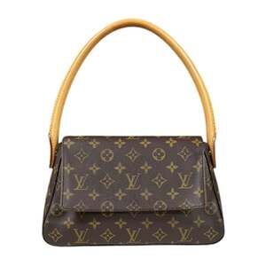 LOUIS VUITTON Brown Monogram Canvas Shoulder Bag